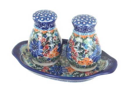 Vena Ashley Salt & Pepper Shaker — Polish Pottery