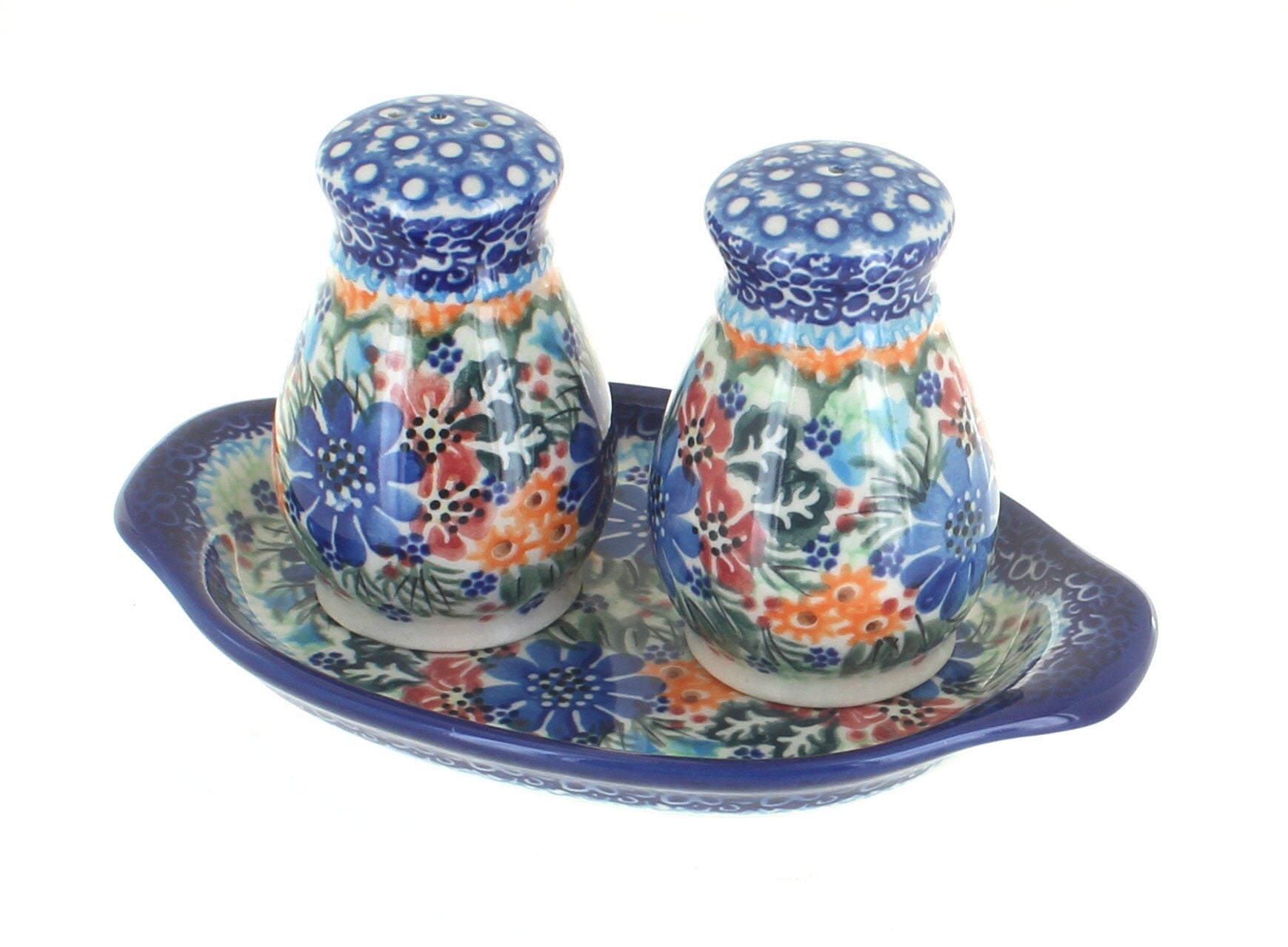 Vena Ashley Salt & Pepper Shaker — Polish Pottery