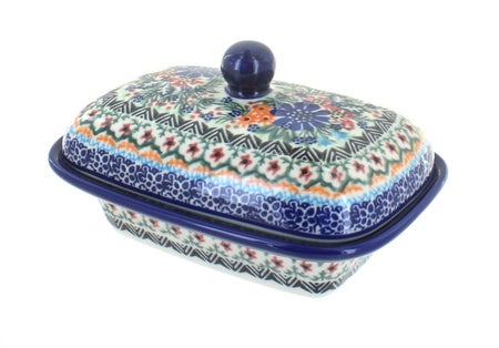 Vena Ashley Butter Dish — Polish Pottery
