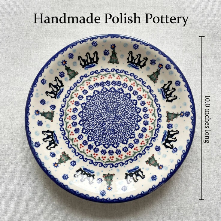 Detail image of Vena Arctic Holidays Dining Plates & Bowls — Polish Pottery