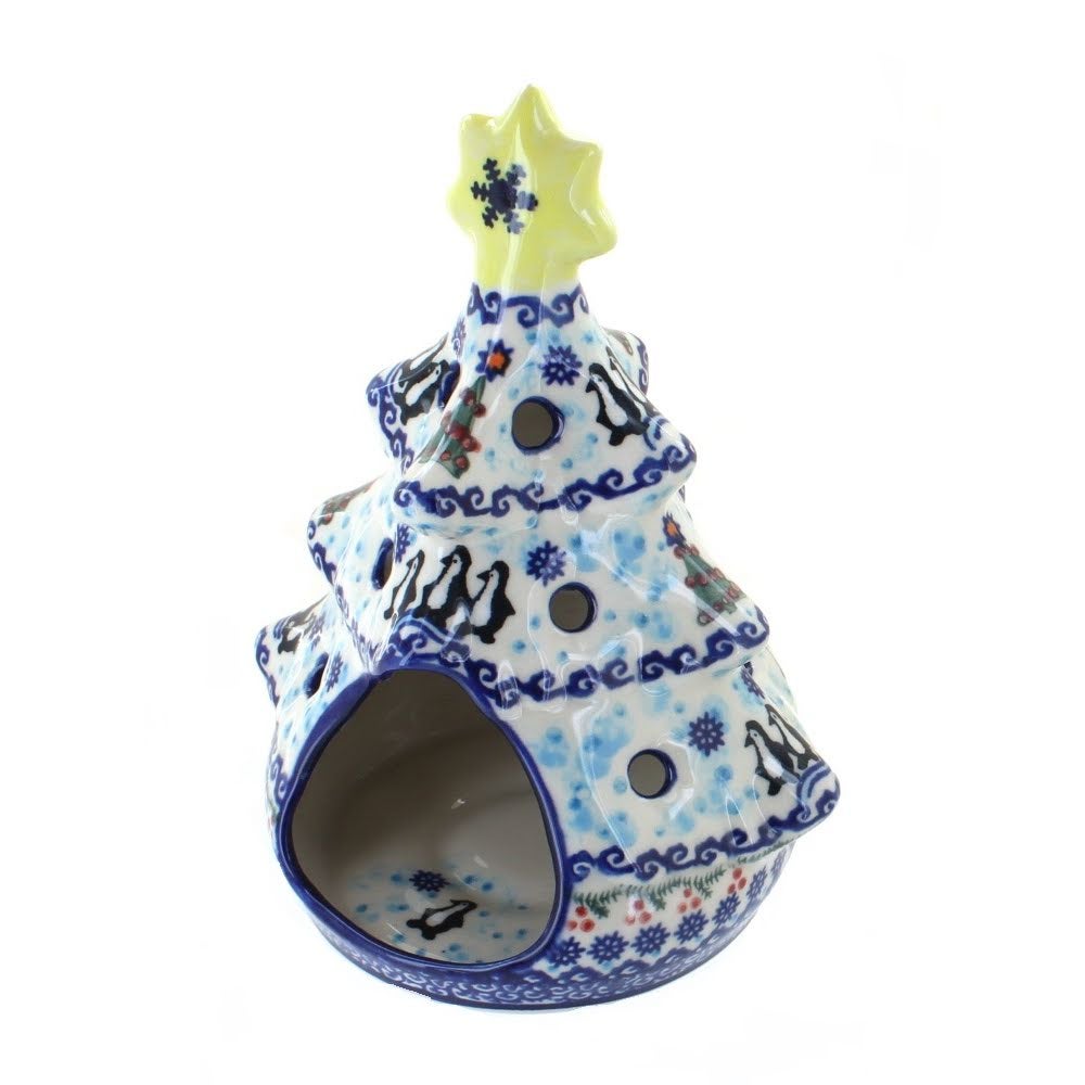 Vena Arctic Holidays Luminary — Polish Pottery