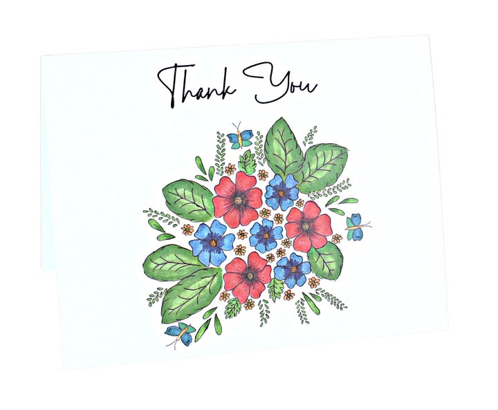 BRP Floral Butterfly Décor — Polish Pottery