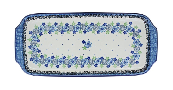 Detail image of Ceramika Artystyczna Eliza Small Serving Piece — Polish Pottery
