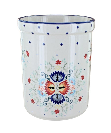Manufaktura Desert Flower Counter Storage — Polish Pottery