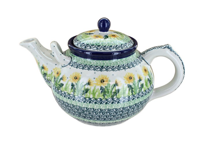 Ceramika Artystyczna Dandelion Teapot — Polish Pottery