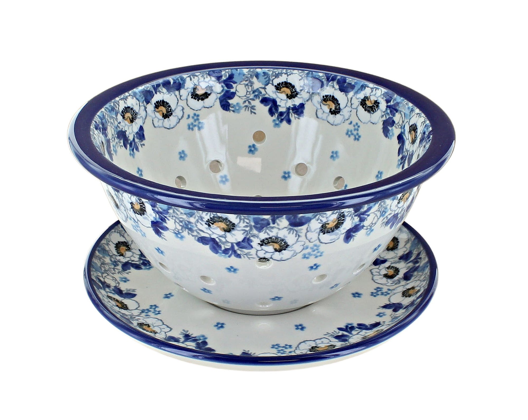 Ceramika Artystyczna Georgia Blue Countertop Accessories — Polish Pottery