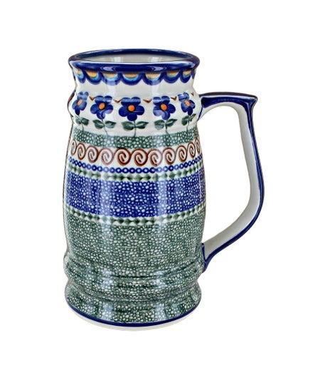 Vena Aztec Flower Mug — Polish Pottery