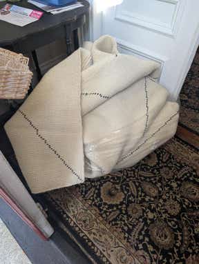 Customer photo for review titled "Beautiful rug"