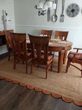 Customer photo for review titled "The perfect rug"