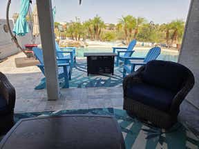 Customer photo for review titled "Patio Rugs"