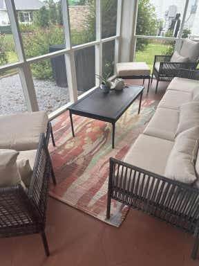 Customer photo for review titled "Love this rug!"