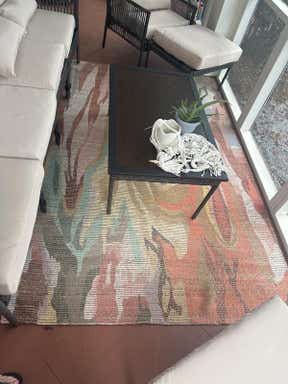 Customer photo for review titled "Love this rug!"