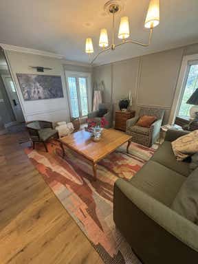 Customer photo for review titled "Amazing Statement Rug"