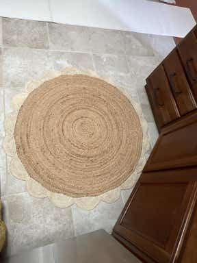 Customer photo for review titled "Ordered for kitchen octagon shape needes"