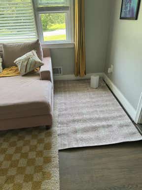 Customer photo for review titled "Not as pink as photo"
