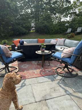 Customer photo for review titled "Beautiful rug"