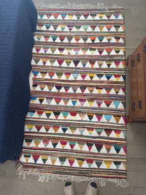 Customer photo for review titled "Boho mid century modern southwestern mastry"
