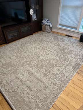 Customer photo for review titled "This is a YES rug!"