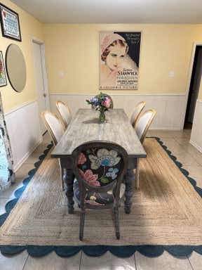 Customer photo for review titled "Adorable rug"
