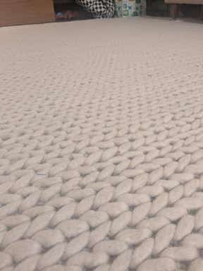 Customer photo for review titled "Gorgeous rug!"