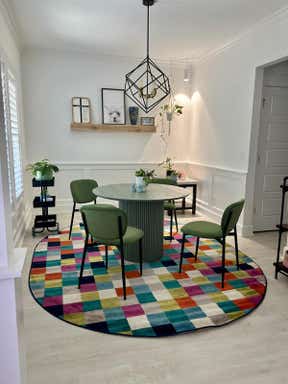 Customer photo for review titled "A fun and funky vibe .."