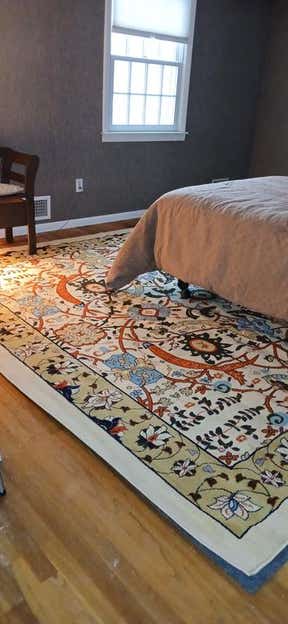 Customer photo for review titled "Beautiful Rug"
