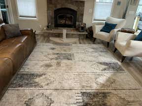 Customer photo for review titled "Love this rug"