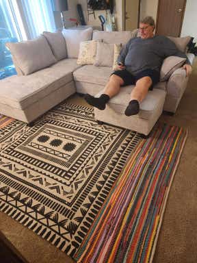 Customer photo for review titled "Awsome rug."