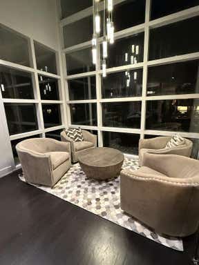 Customer photo for review titled "High quality hide rug"