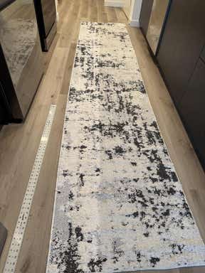 Customer photo for review titled "Poorly cut corners not square."