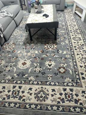 Customer photo for review titled "Perfect Rug"