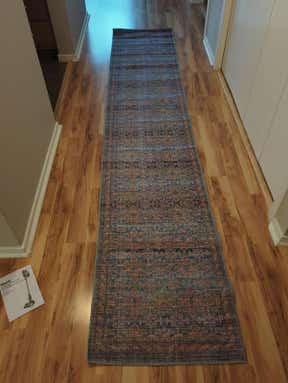 Customer photo for review titled "Are rug runner"