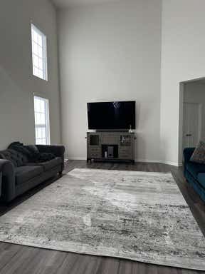 Customer photo for review titled "Review of rug"