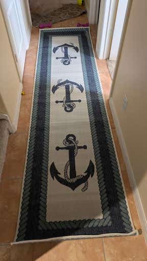 Customer photo for review titled "Unwanted third anchor"