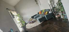Customer photo for review titled "Oval Living room rug"