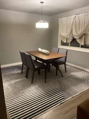 Customer photo for review titled "Modern look."