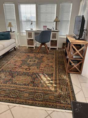 Customer photo for review titled "Rich warm and inviting"