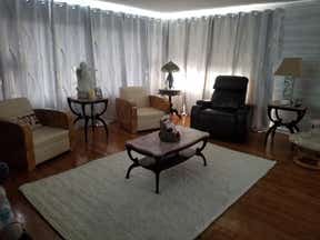Customer photo for review titled "Beautiful rug it's soft and comfortable and came v"