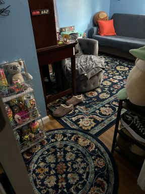 Customer photo for review titled "Completes the room!"