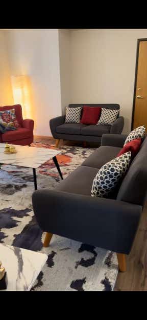 Customer photo for review titled "Love this rug"