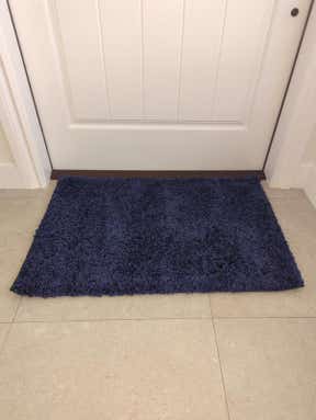 Customer photo for review titled "Super soft rug"