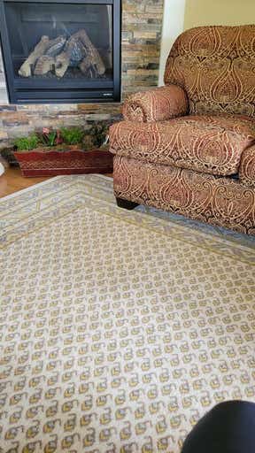 Customer photo for review titled "Not the color expected"