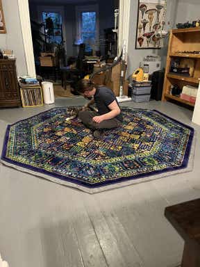 Customer photo for review titled "Really ties the room together"