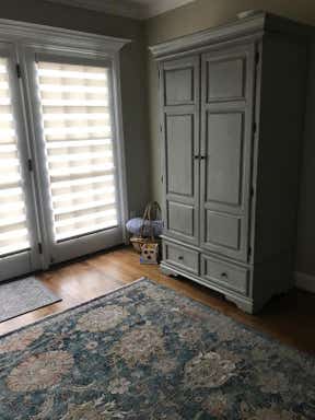 Customer photo for review titled "Soft sizing & pile - perfect for this small room"