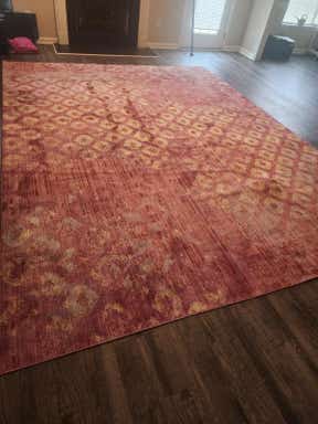 Customer photo for review titled "Good rug"
