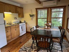 Customer photo for review titled "Dining table rug"