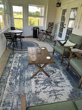 Customer photo for review titled "Love this rug"