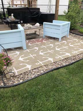 Customer photo for review titled "Do not buy if putting in sun"