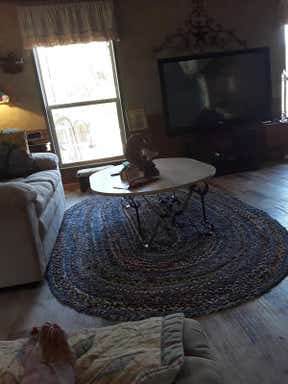 Customer photo for review titled "Pervect for my farm house. Really grounds my room."
