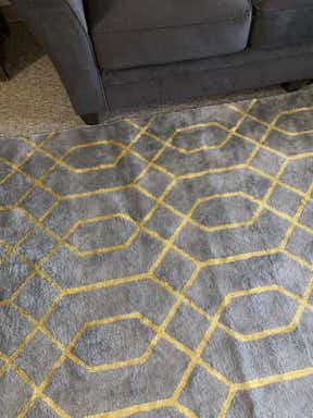 Customer photo for review titled "Love design but never laid flat"